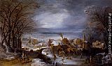 A Winter Landscape With The Flight Into Egypt